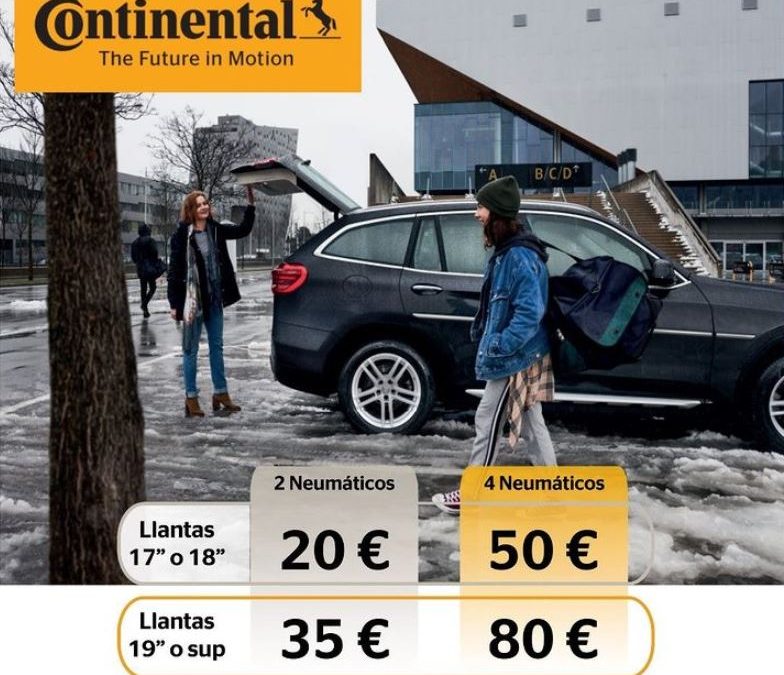 PROMOCIÓN: Hasta 80€ de combustible gratis con Continental en Rodalco