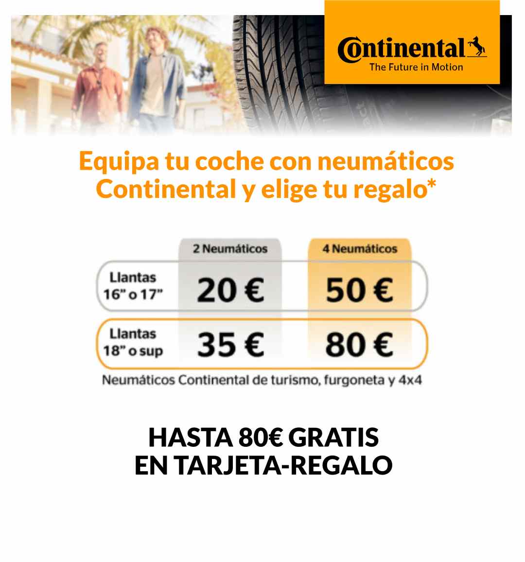 Promoción neumáticos Continental