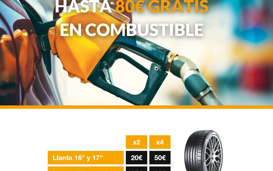 PROMOCIÓN: Llévate hasta 80€ en combustible con Continental en Rodalco.
